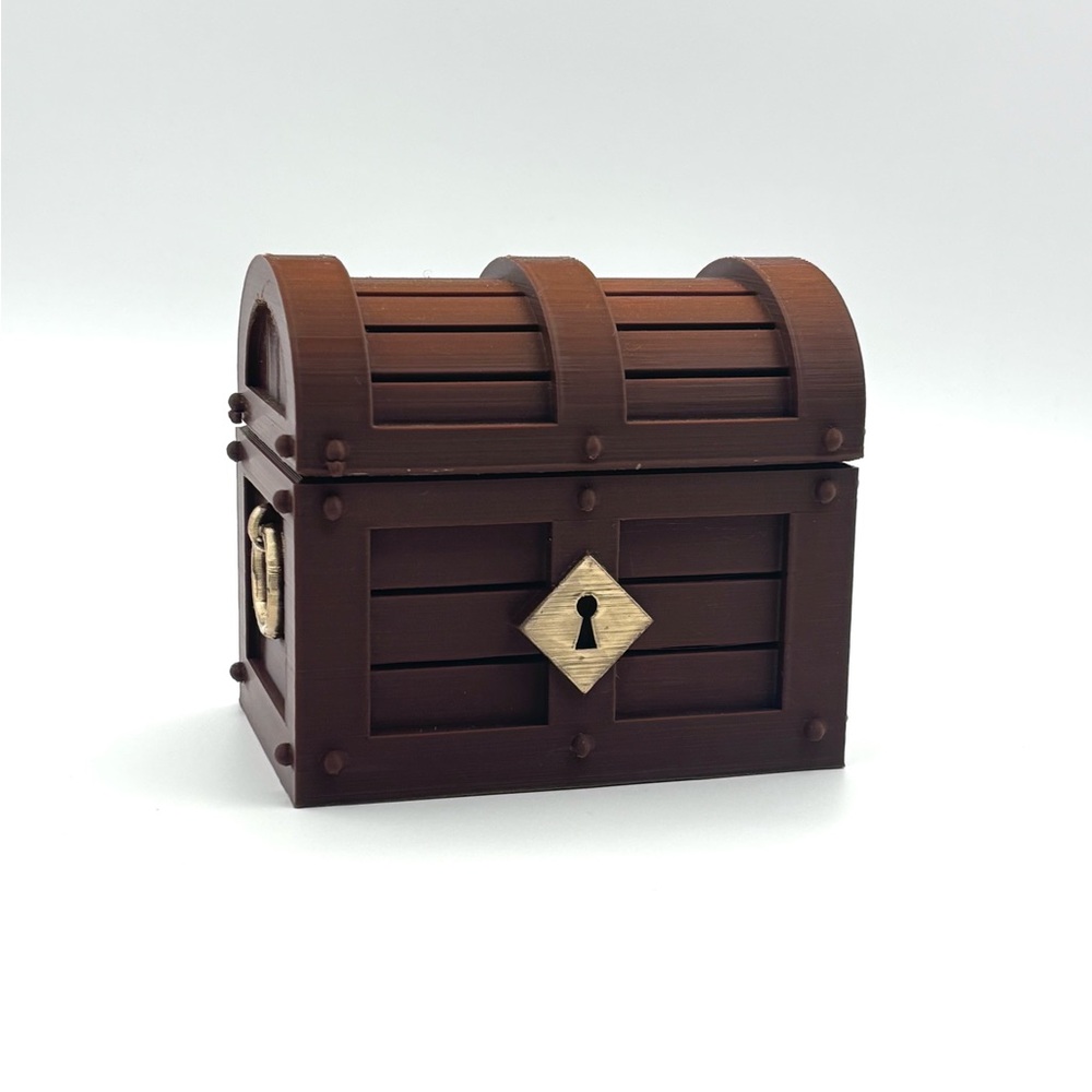 Brown Treasure Chest Box